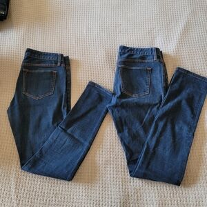 2 pair Banana Republic jeans
